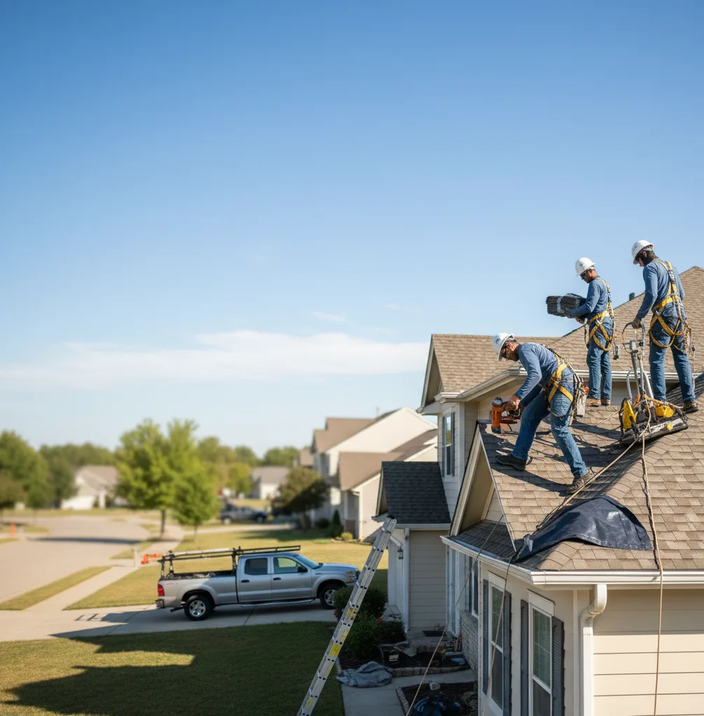 Commercial Roof Repair in Rhodes, MI